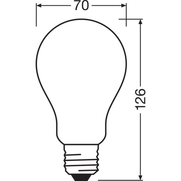 LED CLASSIC A P 17W 827 Frosted E27 image 6