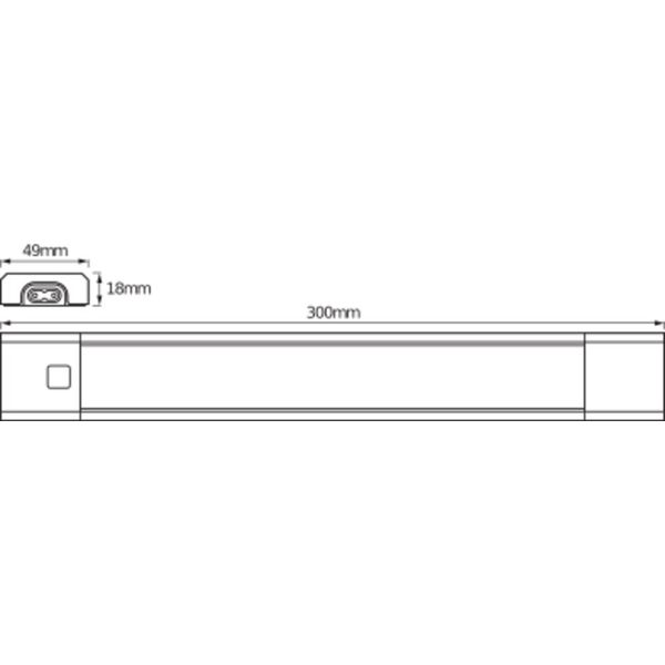 Linear LED Slim 300mm image 3