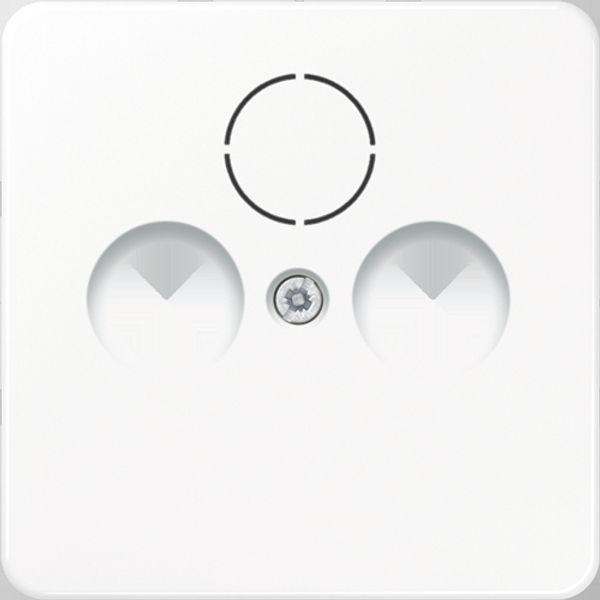 Center plate for TV-FM-SAT sockets CD561SATWW image 3