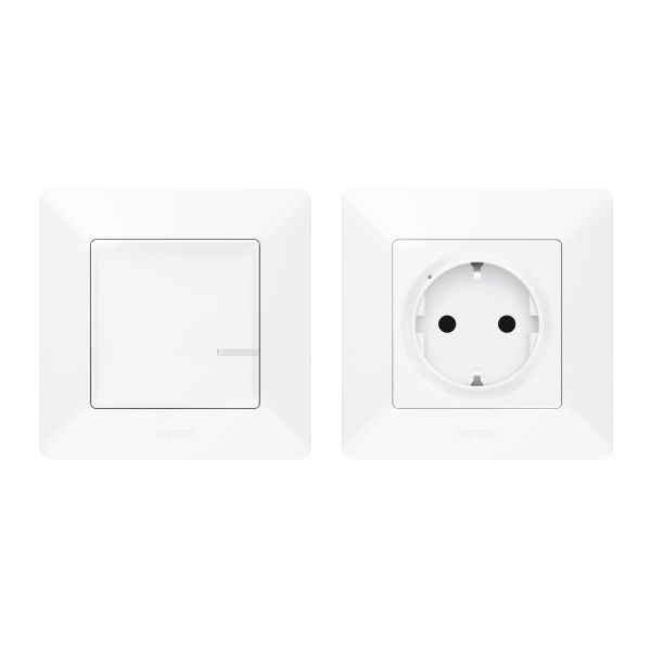 PACK 1 FR OUTLET+1 REMOTE WH image 1