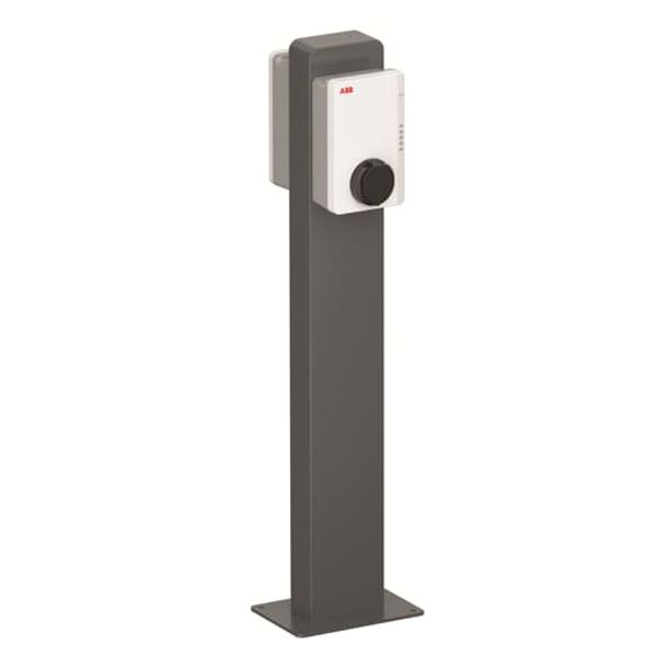 TAC pedestal back-to-back Free-standing metal pedestal for 2 Terra AC chargers image 4