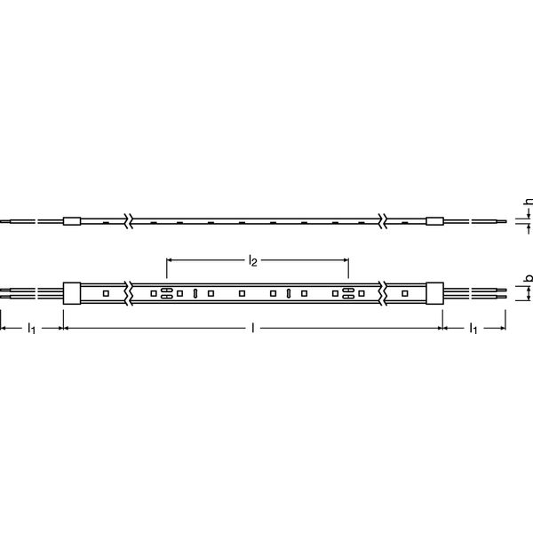 LED STRIP VALUE-1400 30 meter reel -1400/830/30/IP65 image 2