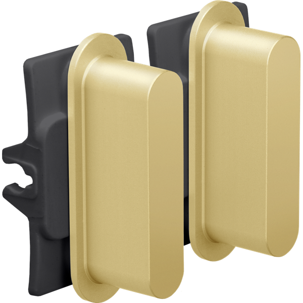 Niko Rocker set for double switch functions, alu gold image 1