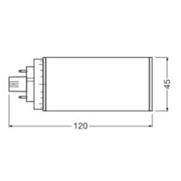 DULUX LED T/E HF & AC MAINS V 7W 840 GX24Q-2 image 2