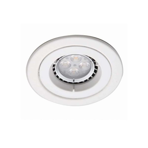 iCage Mini GU10 Die-Cast Fire Rated Downlight White image 1