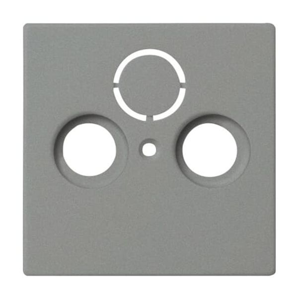 1758-803 CoverPlates (partly incl. Insert) Busch-axcent®, solo® grey metallic image 3