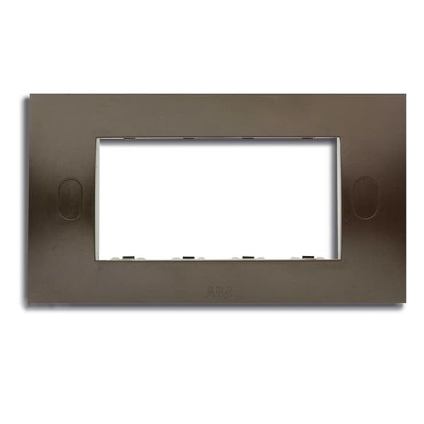 Self supporting frame, 4 modules, BROWN RAL8014 1 gang Brown - Chiara image 1