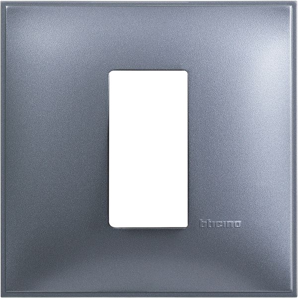 CLASSIA - cover plate 1P blue metal image 1