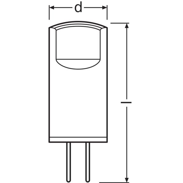 LED PIN 12 V 0.6W 827 G4 image 8