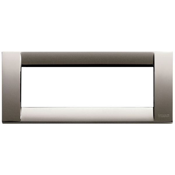 Classica plate 6M metal black chrome image 1