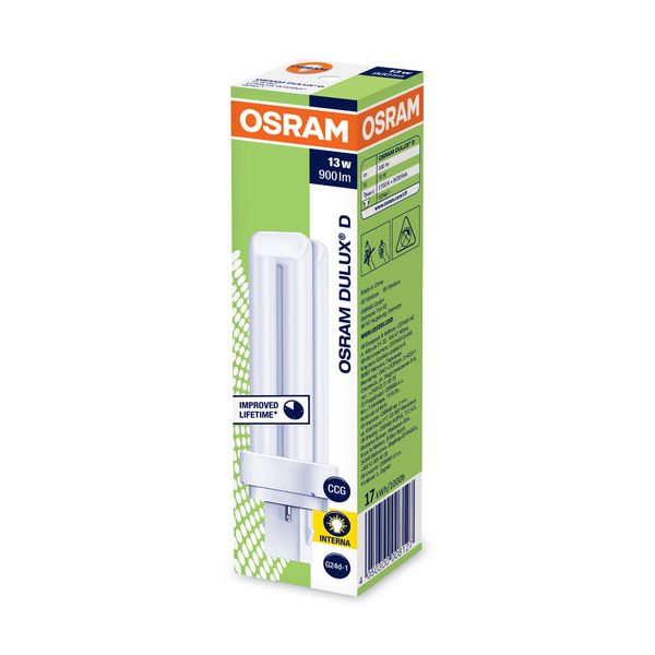 DULUX D 13W/827 G24D-1 FS1         OSRAM image 5