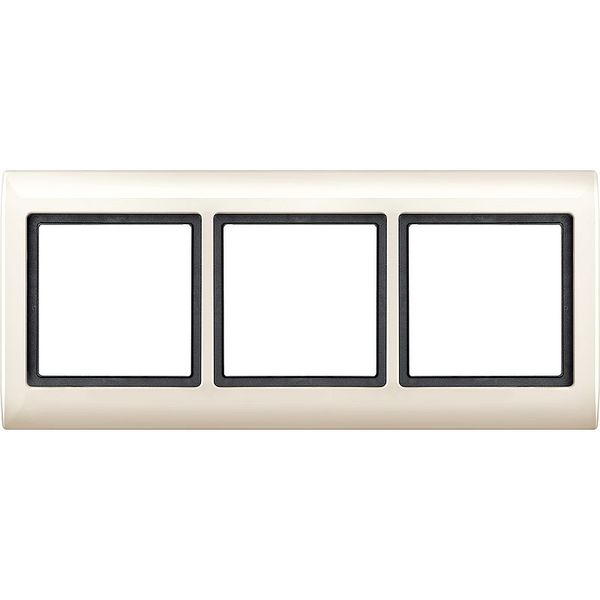 AQUADESIGN frame, triple, white image 1