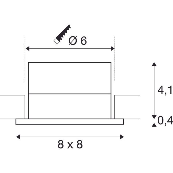 PATTA-I recessed ceiling lumin. 9W, 3000K, 38ø, ang., black image 2