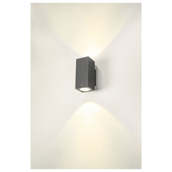 ENOLA UP/DOWN SQ M 19W 3000/4000K 230V LED IP65 anthracite image 5