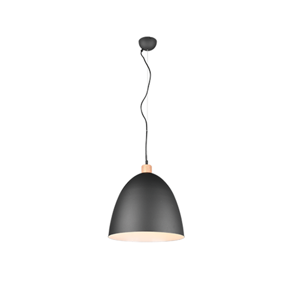 Jagger pendant 40 cm E27 matt black image 1