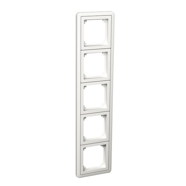 Exxact Combi 5-gang frame white image 3