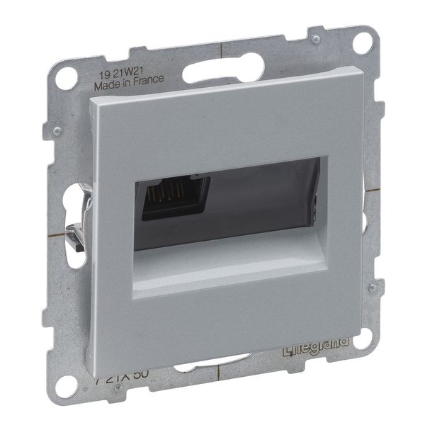 RJ45 SOCKET CAT5E UTP ALUMINIUM image 1