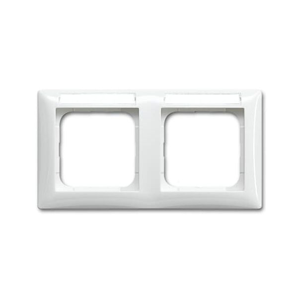 1732 NSK-914 Cover Frame 2gang alpine white - Busch-balance SI image 3