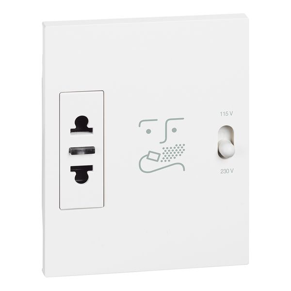 L.NOW-SHAVER SOCKET WHITE 230V image 2