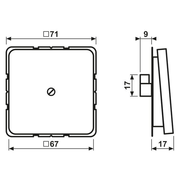 Cable outlet with strain relief 590A image 4