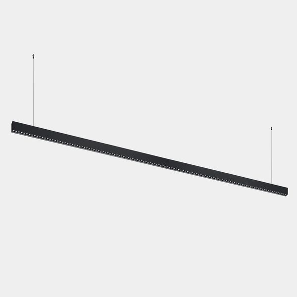 Lineal lighting system Infinite Slim Continuidad Pendant 2800mm 71.4 3000K CRI 90 DALI-2/PUSH Black IP40 8702lm image 1