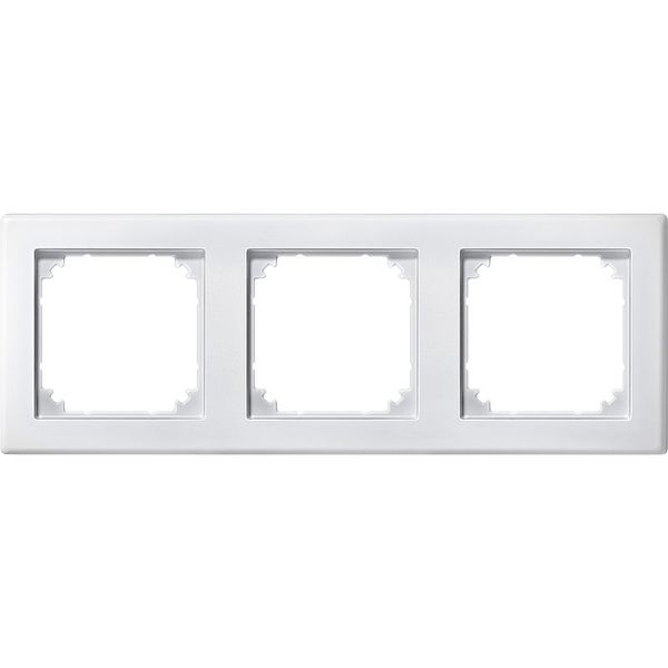 M-SMART frame, triple, polar white image 1