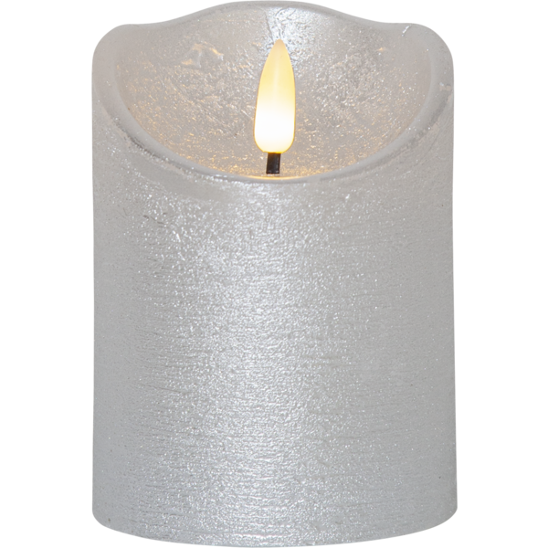 LED Pillar Candle Flamme Rustic image 1