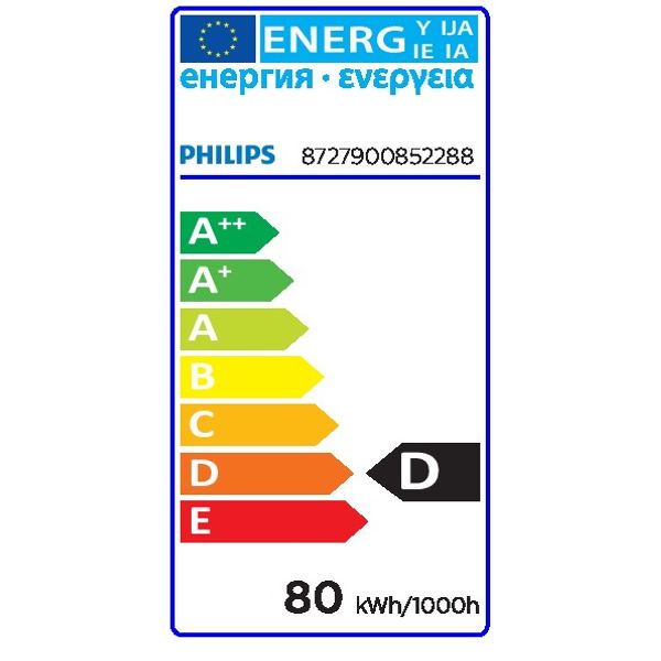 High voltage halogen lamp Philips Plusline 78mm 2y 80W R7s 230V 1BB image 3