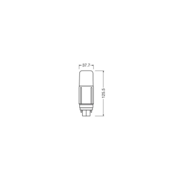 OSRAM DULUX LED D VT EM & AC MAINS 9.5W 830 G24D image 9