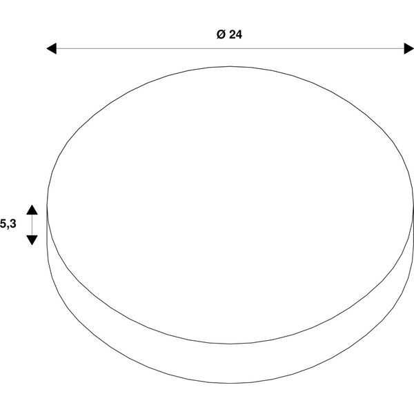 Numinos© XL mounting frame, round 240/180mm black image 1