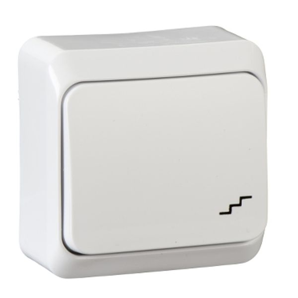 PRIMA - 1pole 2way switch - 10AX, white image 2