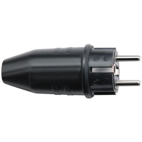 Heavy Duty Rubber plug 230V/16A IP44 image 1