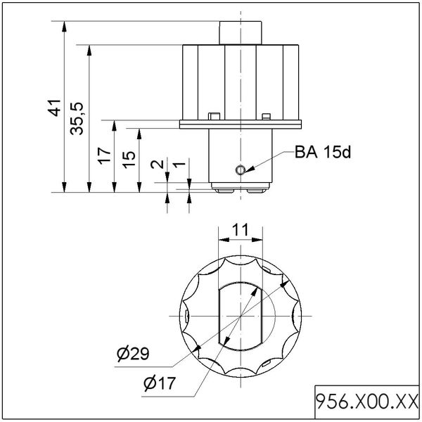 LED Bulb 24VAC/DC BU image 3