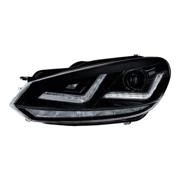LEDriving XENARC Black headlights for VW Golf VI image 1