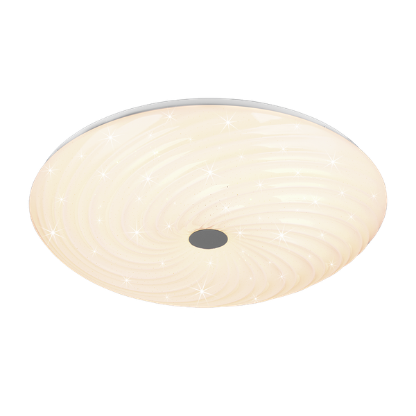 Gravity LED ceiling lamp 57,5 cm white/chrome image 1