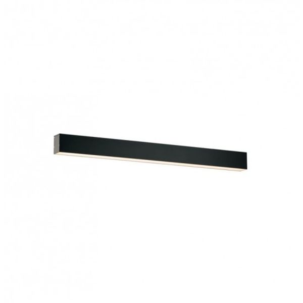 Linear Wall Lamp Direct+Indirect L1140 3000K Black image 1