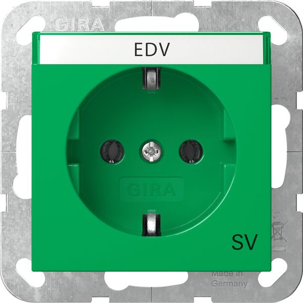 SCHUKO in.sp. impr.SV System 55 green image 1