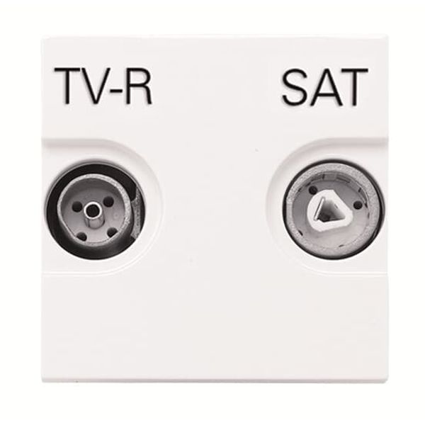 N2251.3 BL TV-R/SAT terminal outlet - 2M - White image 1