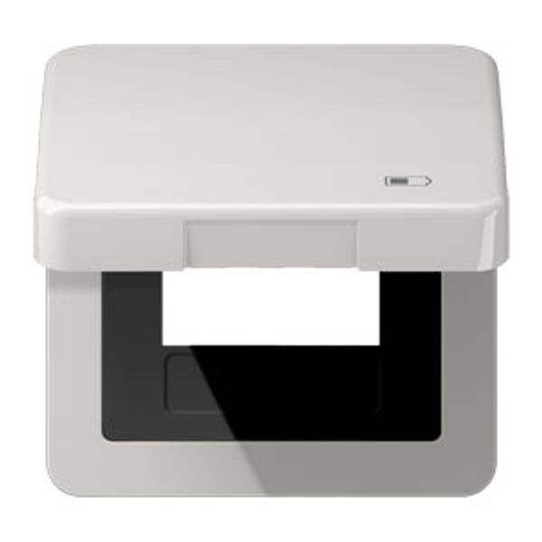 Hinged lid USB with centre plate CD590KLUSBLG image 3
