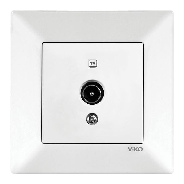 Meridian White TV Socket Transitive (8-12-dB) image 1