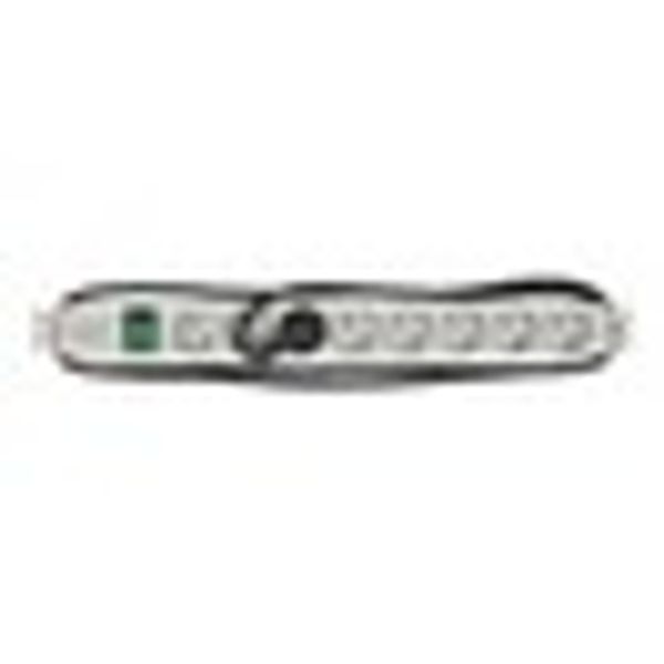 19" PDU, 8xSchuko with On/Off-Switch, Profile ALU 1U image 2