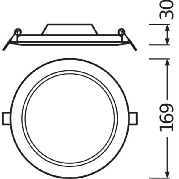 DOWNLIGHT SLIM ROUND 155 12 W 6500 K WT image 15