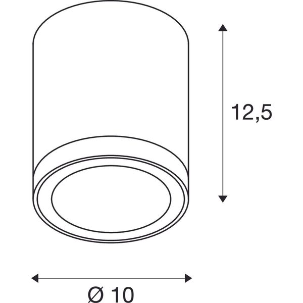 ENOLA M RD 10W 3000/4000K 230V LED IP65 anthracite image 4