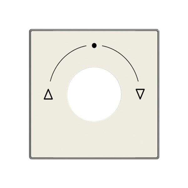 8553.1 BL Cover plate for 3 position key switch - Soft White Symbol "3-level switch" for Level switch, Key White - Sky Niessen image 1