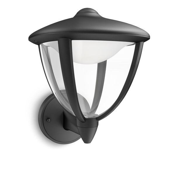 Robin wall lantern black 1x4.5W 230V image 1