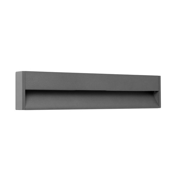 GRADA-3 WALL LAMP DARK GREY LED 12W 3000K image 1