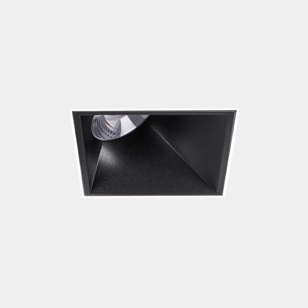 Downlight Play Deco Asymmetrical Square Fixed Trimless Emergency 11.9W LED warm-white 2700K CRI 90 34.2º ON-OFF Trimless/Black IP54 1086lm image 1