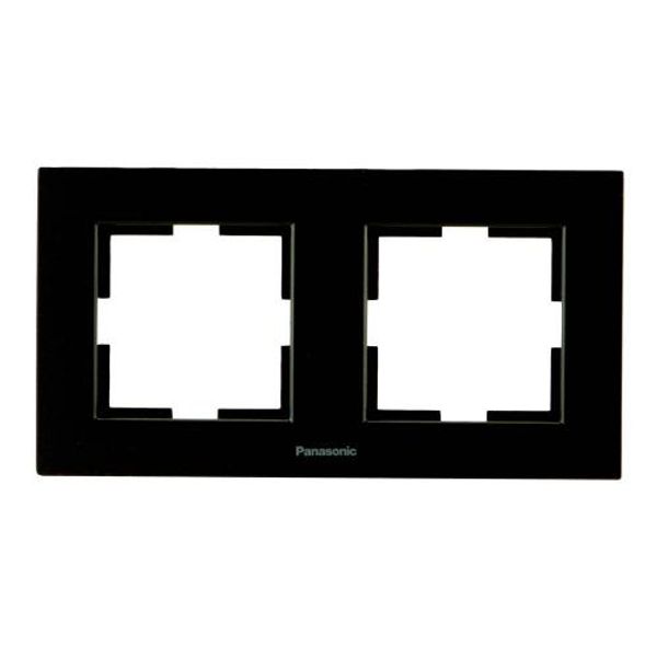 Karre Plus Accessory Black Two Gang Frame image 1