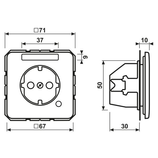 SCHUKO socket CD1520BFNAKO image 5