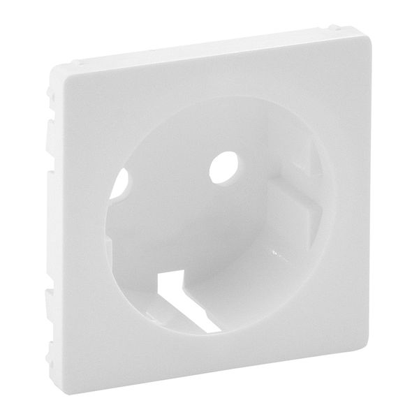 Cover plate Valena Life - 2P+E socket - German standard - white image 1